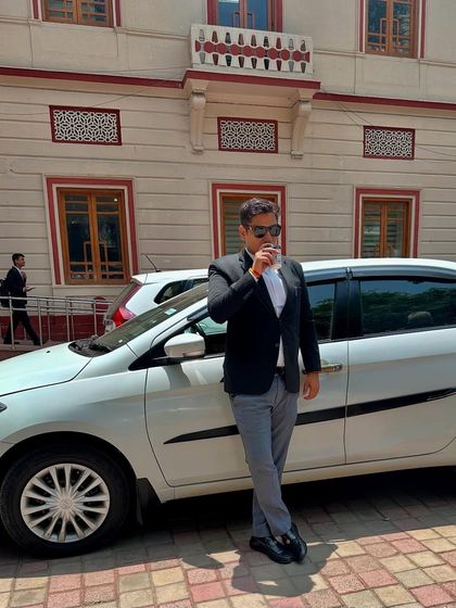 A quick break outside the courthouse. A typical day involves moving between my chamber and various courtrooms to manage different cases.