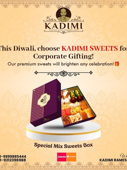 For your corporate gifting needs this Diwali, our Special Mix Sweets Box is an excellent choice, offering a wide variety of our best sweets.