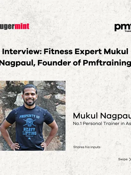 I had the pleasure of being interviewed by Sugermint India about my journey as a fitness expert and the founder of PMF Training. This carousel shares excerpts from our conversation.