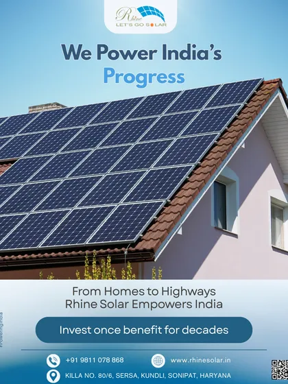 From factory rooftops to residential complexes, I power India's progress one building at a time. This image shows a comprehensive rooftop solar installation, designed to maximize energy generation and deliver significant savings on electricity bills for decades to come.