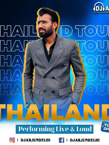 Announcing my 2023 tour in Thailand. I have been fortunate to perform regularly in the country's top spots, and this graphic represents my ongoing international presence and experience as a touring artist.