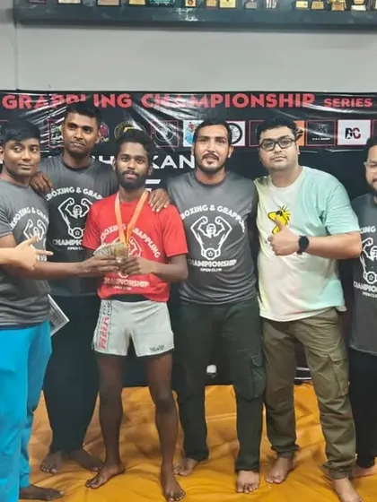 Celebrating our kickboxing champions from the MFC Series 2.