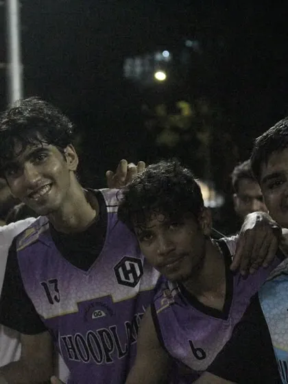 Post-game smiles from some of the players. Friendships are forged and memories are made right here on the court.