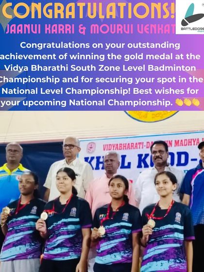 Manoj Kumar - Badminton Coaching for Kids & Youth Our Tournament Champions photo 4