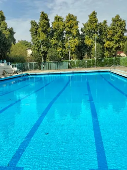Welcome to our training facility. This clear, multi-lane pool is professionally maintained to ensure a clean and safe environment for every swimmer to focus on their laps and performance.