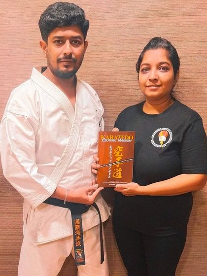 We are honored to receive a personally autographed copy of Shihan Yokota's book, "Karatedo Esoteric Wisdom". His teachings are an invaluable resource for all martial artists.
