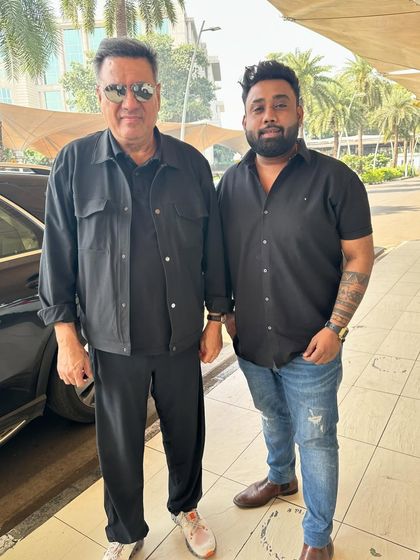 A memorable meeting with a favorite celebrity of mine.