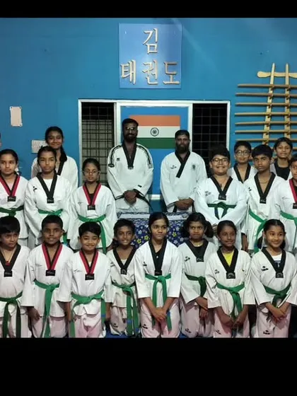 Our dojang is home to a strong community of students of all ages. This is a group photo from one of our belt examinations, celebrating the hard work and progress of every individual.