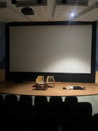 A behind-the-scenes look at the creation of my multimedia performance, "A sweet slumber." This work incorporates film, audio, and bodywork to explore the idea of easing into sleep.