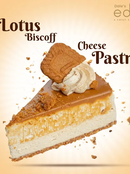 Indulgence in every bite. Our Lotus Biscoff cheese pastry is where creamy meets crunchy perfection in a single, perfect slice.