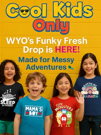 For the cool kids only. My funky and fresh collection for little ones is made for messy adventures and big imaginations. From cute monsters to sassy slogans, I have designs that kids will love to wear.