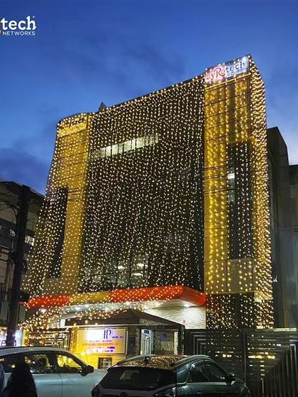 Our office building illuminated for Diwali. We are proud to bring light not just to our workplace, but to the world of technology.