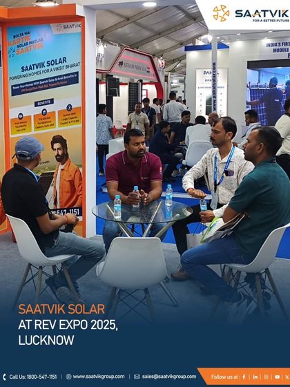 Meaningful conversations with partners and developers at the REV Expo in Lucknow, driving the clean energy transition together.