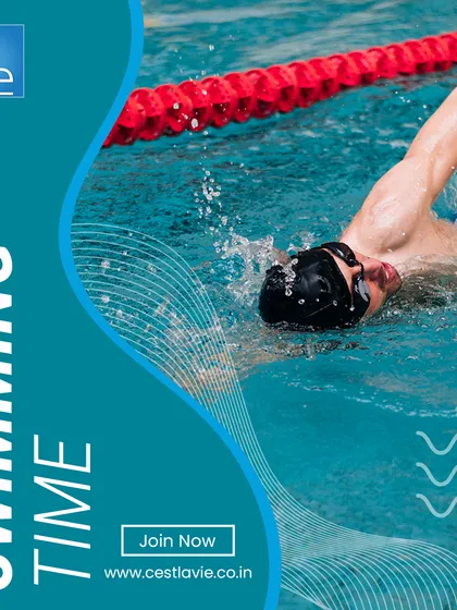It's always the right time to get in the pool. Whether for a competitive training session or a leisurely lap, every moment spent swimming is an investment in your fitness.