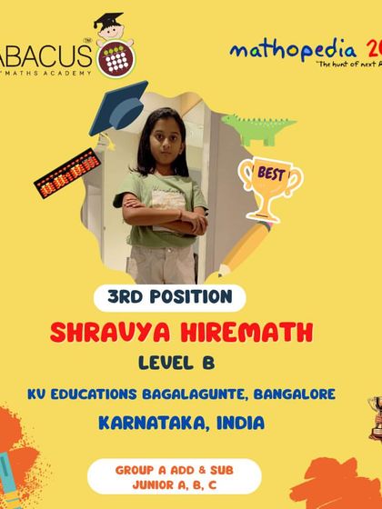 Abacus D Maths Academy - Educational Franchise & Teacher Training Mathopedia: Our Annual Competitions photo 75