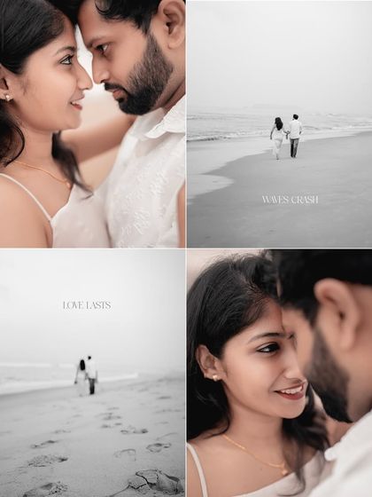 Bangalore Photographers - Pre-Wedding & Couple Photoshoots Coastal Romance: Honnavara Beach Shoots photo 5