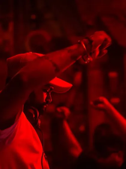 Another shot from the incredible night at Banger Indore. The raw energy is almost tangible in this photo.