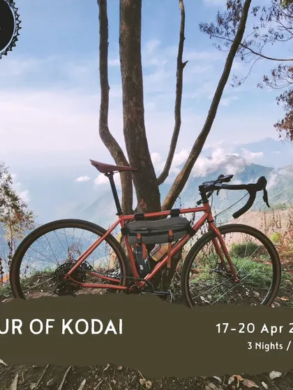 This is the 'Tour of Kodai', a 4-day cycling holiday designed to showcase the best of the Palani Hills. From stunning viewpoints to challenging climbs, it's a complete adventure package.