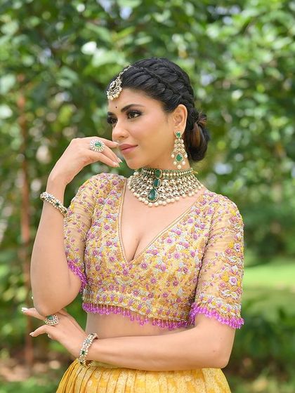 Maya Designer Studio - Custom Bridal & Occasion Wear Modern Half Sarees (Langa Voni) photo 55