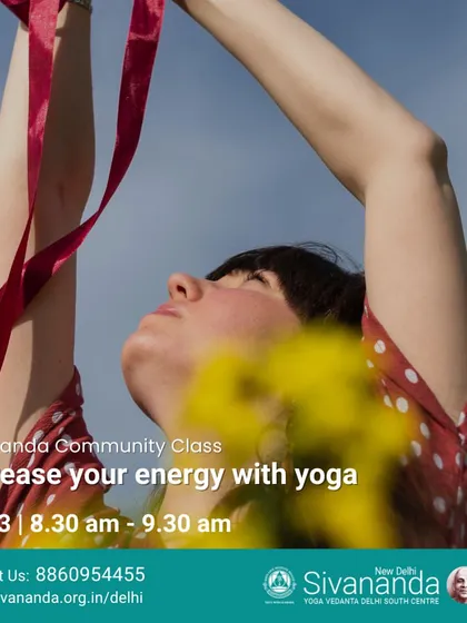 This workshop was about increasing your energy with yoga. We explored specific asanas and pranayama techniques that boost prana (life force energy) and combat fatigue.