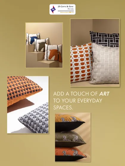 We believe in adding a touch of art to your everyday spaces. Our curated collection of decorative cushions, with unique patterns and rich textures, is designed to bring comfort, character, and charm to every corner of your home.