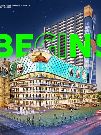 The architectural rendering of Saya South X, showcasing its modern design and scale. This image illustrates how the project is set to become the retail epicenter of the region, offering a mix of shopping, dining, and entertainment.