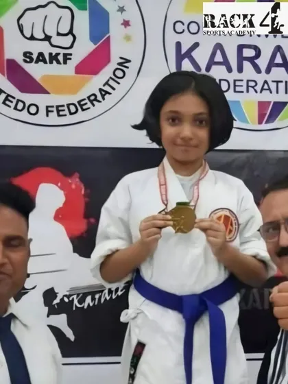 The result of dedication and hard work. We are incredibly proud of our student, Shreya Gupta, showcasing her gold medal from the Open NCR Karate Championship.