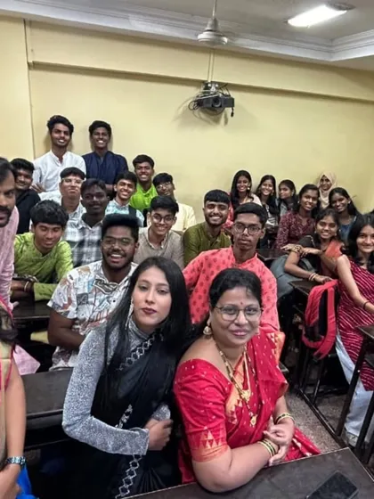 A happy group photo from our Diwali celebration at the Orlem branch. Our students and teachers come together to celebrate the festival of lights as one big family.