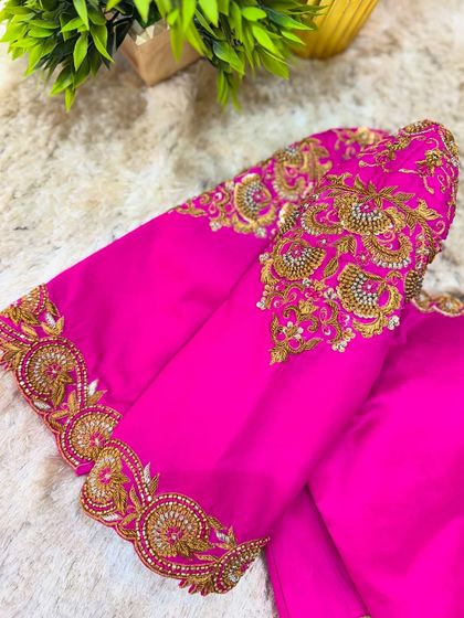 Chaithu Gowda - Custom Designer Ethnic Wear Custom Embroidered Blouses photo 42