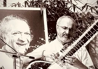My music is a humble offering to my Guru, Pandit Ravi Shankar. In moments like these, I feel his presence guiding me, a connection that is the very soul of the Guru-Shishya tradition I pass on to my own students.
