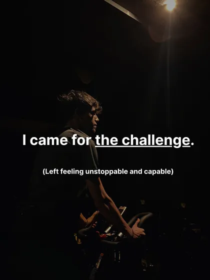 I came for the challenge. I left feeling unstoppable and capable. Whatever your reason for being here, there's always room for you.