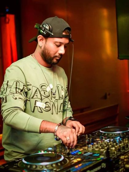 In the zone, focused on the music. Some pictures just speak for themselves.