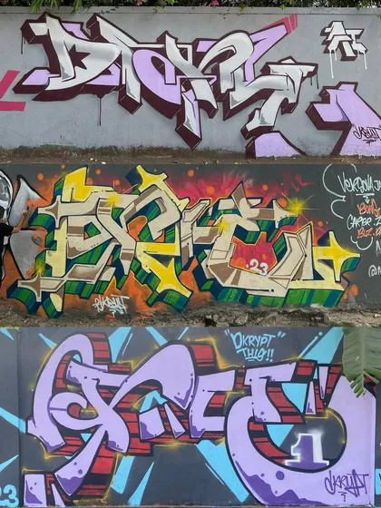 Another look at my Devnagri compilation. You can see the different styles I play with, always trying to push the script in new directions.