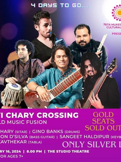 Another poster for our NMACC performance, with gold seats already sold out. The demand for our live shows is something I am always grateful for.