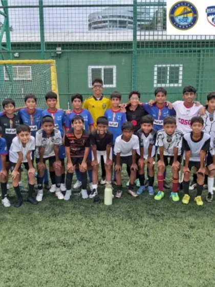 Our team after a practice game at the iconic Cooperage stadium. We believe in providing our players with the best facilities and competitive experiences to prepare them for the next level.