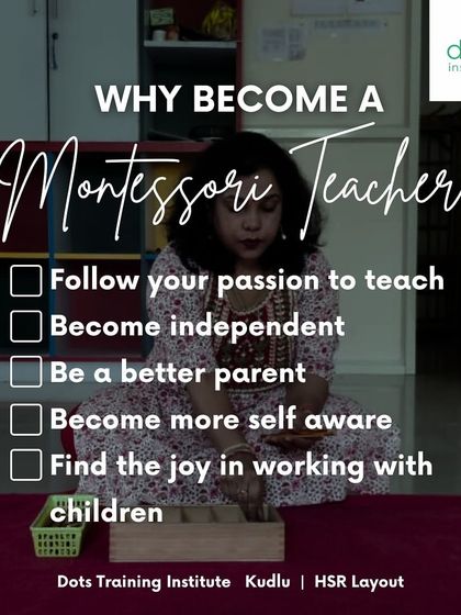 Dots Montessori - Montessori Teacher Training Your Path to Becoming a Montessori Teacher photo 4