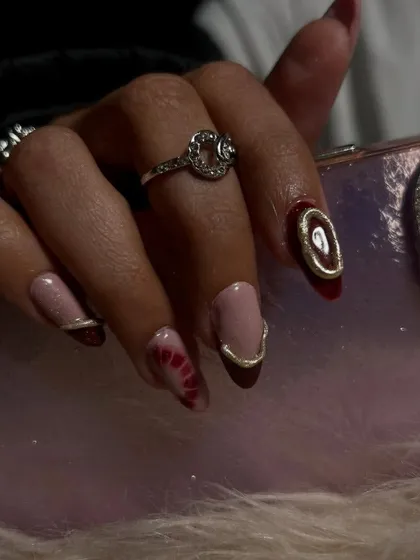 The finished nails look incredibly chic and stylish, a testament to the skills learned in our polygel course.