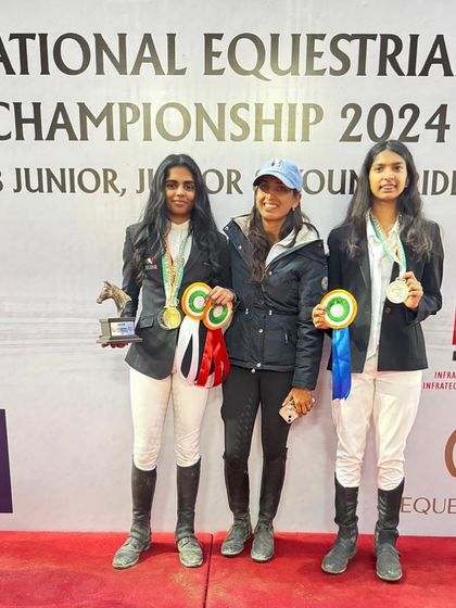 A great start to the JNEC 2024 with my rider Navyashree Sai earning the Best Rider Award and a host of medals, including Team Gold in Eventing. Her versatility and skill are exceptional.