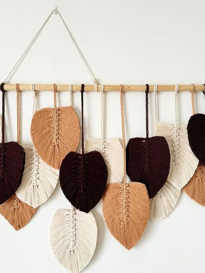 Shikha Agarwal - Custom Macrame & Crochet Home Decor Large Statement Wall Hangings photo 34