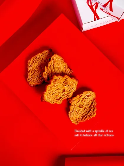 A sprinkle of sea salt balances the richness of the honey-butter syrup in our Christmas Morning Crack.