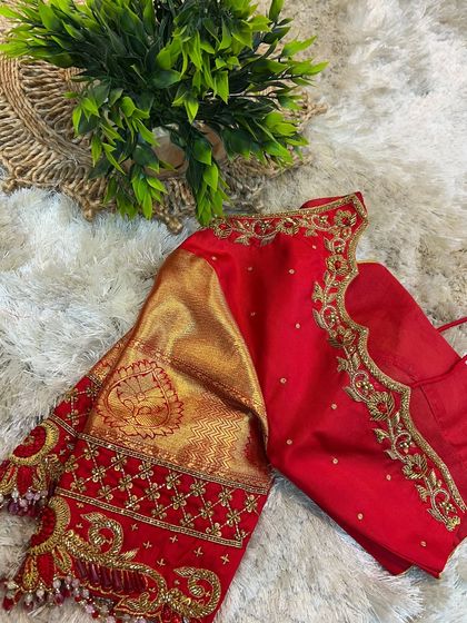 Chaithu Gowda - Custom Designer Ethnic Wear Custom Embroidered Blouses photo 30