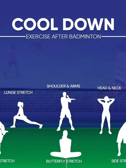 Cooling down is just as important as warming up. We teach gentle post-game stretches for the quads, shoulders, and back to aid muscle recovery and improve flexibility over time.