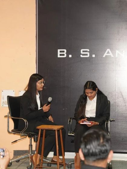 Students performing a skit to illustrate the complexities of a domestic violence case. Using creative methods like this helps make the legal concepts more memorable and impactful.