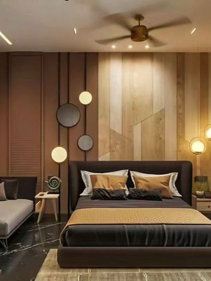 Dreaming in Colors & Textures - Modular Interiors & Room Renovation Serene Master Bedrooms photo 16