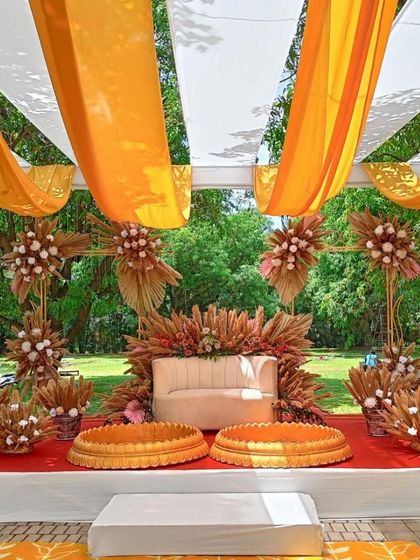 Nirvana Event and Decor - Wedding Planning & Thematic Decoration Vibrant Haldi & Mehendi Ceremonies photo 22