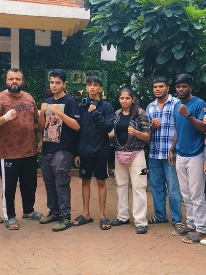 Another shot of our proud team after the Gym War MMA event. The camaraderie and support for each other is just as important as the win itself.
