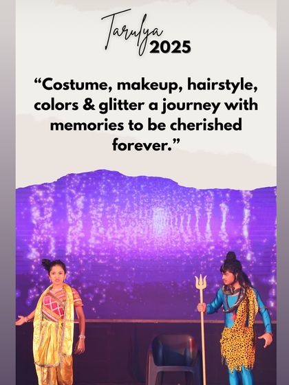 The journey to 'Tarulya' is filled with memories. From costume fittings and makeup to learning choreography, it's an experience our students cherish forever.