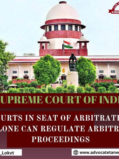 A Supreme Court ruling on arbitration proceedings. The court held that once a "seat" of arbitration is designated, only the courts of that jurisdiction can regulate the arbitral proceedings.