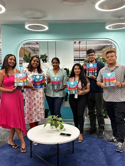 Paint Bar - Corporate Events & Team Building Crafty Creations: Jesmonite & Puzzle Art photo 28