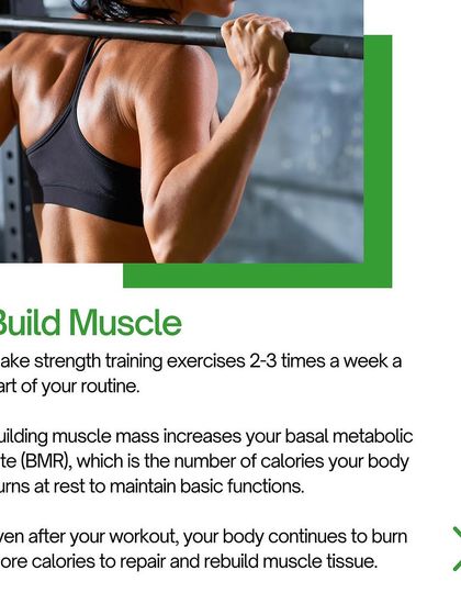 To speed up your metabolism, build muscle. Strength training 2-3 times a week increases your basal metabolic rate, meaning you burn more calories even at rest.
